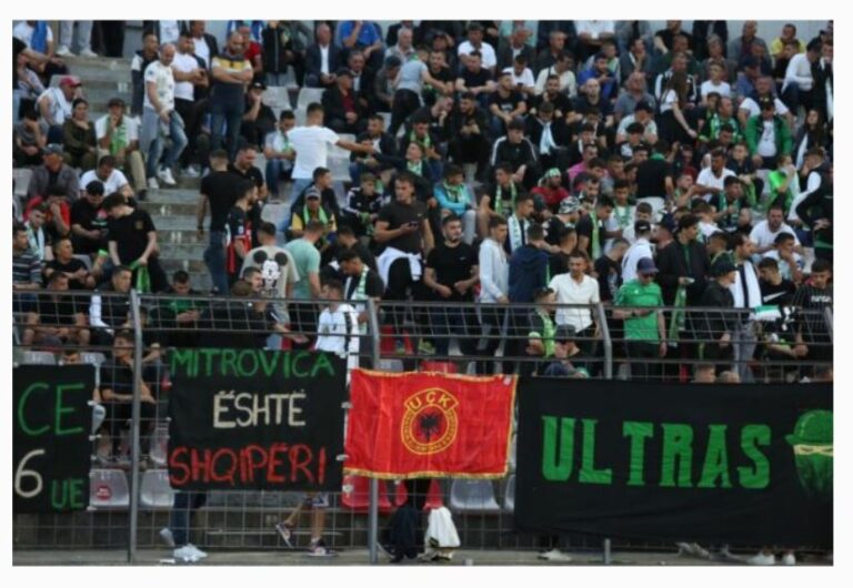 ”Mitrovica është Shqipëri”, tifozët e Egnatias në mbështeje të Kosovës