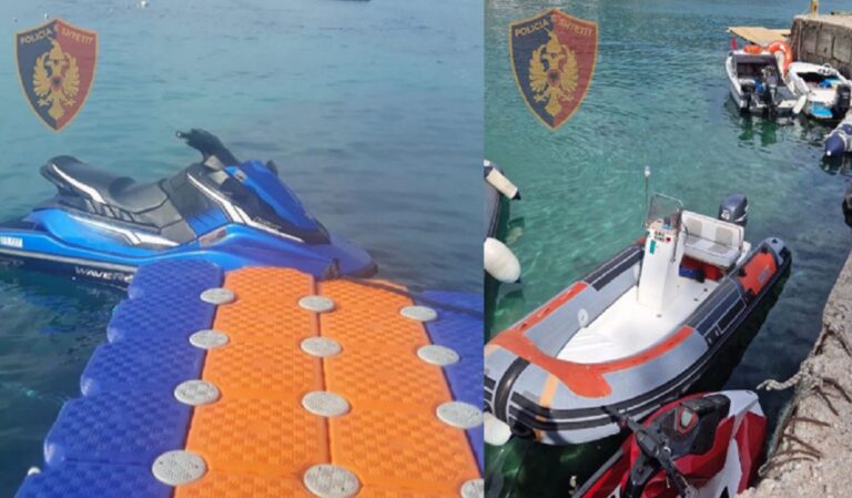 Kontrollet në vijën bregdetare Vlorë, Dhërmi dhe Sarandë! Bllokohen dy “Jet Ski” dhe një gomone