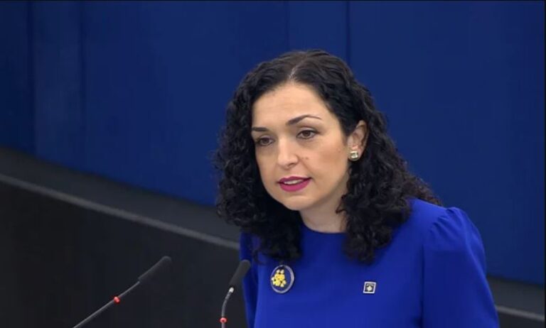 Osmani mban fjalimin në PE: Kosova është flakadan i demokracisë