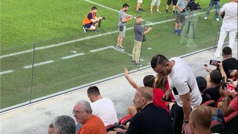Partizani në Champions League, Igli Tare në stadium
