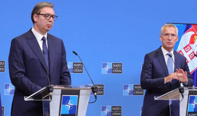Situata Kosovë-Serbi, Stoltenberg pas takimit me Vuçiç: Dy palët të përmbahen nga tensionet