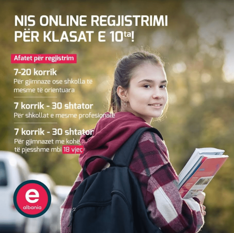 Hapen regjistrimet online për klasën e dhjetë. Risia për arsimin parauniversitar: dëftesa me vulë elektronike