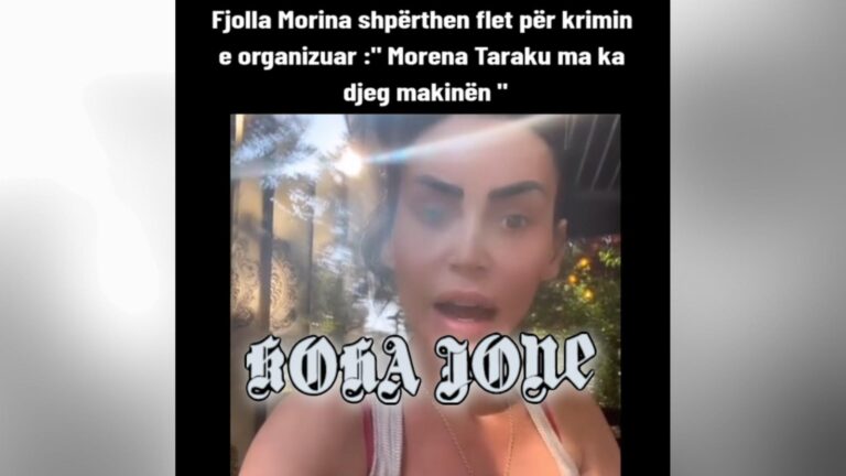 Fjolla Morina tregon një nga një personazhet e grupeve kri*minale/ Reagon Morena Taraku