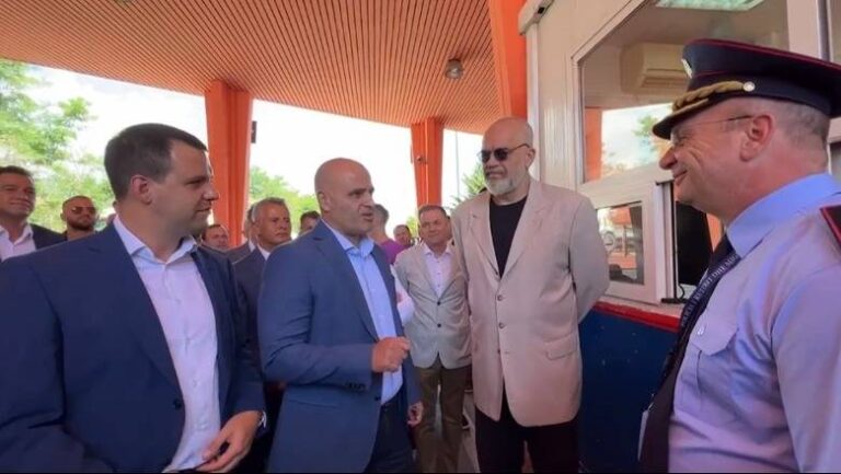 Shqipëria e Maqedonia me një pikë të përbashkët kontrolli, Rama e Kovaçevski në Qafë Thanë