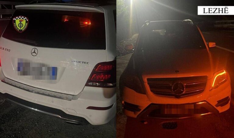 Automjeti luksoz i vjedhur në Durrës, gjendet pas disa orësh në Kurbin. I riu iku me vrap