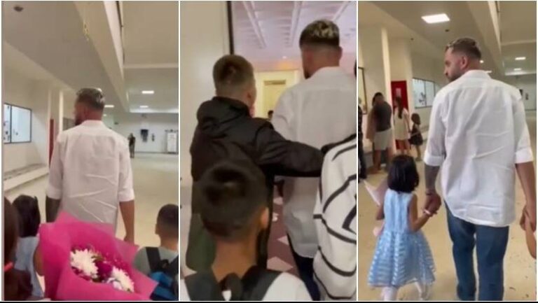 VIDEO/ Politika uroi, kurse Luiz Ejlli shoqëron fëmijët e shtëpisë “Zyber Hallulli” në shkollë