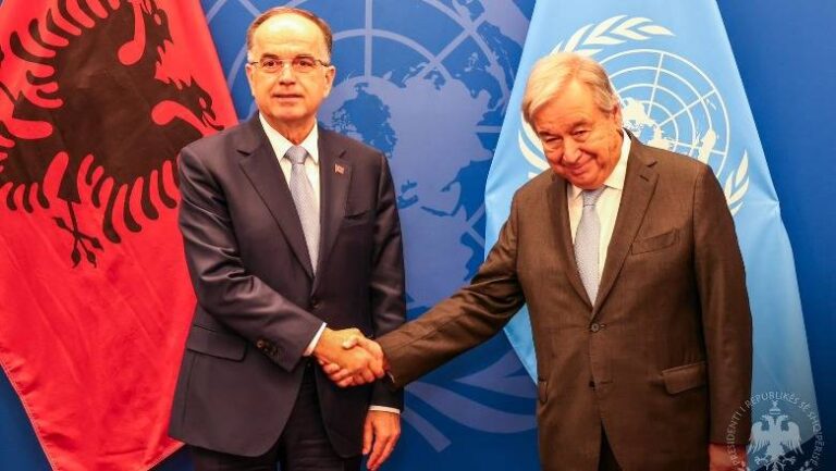 Begaj takon Guterres: Shqipëria pro bashkëpunimit, faktor stabiliteti jo në Ballkan