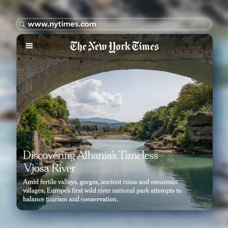 ”New York Times” shkrim për lumin Vjosa, Rama: Një super promovim për këtë anë të Shqipërisë