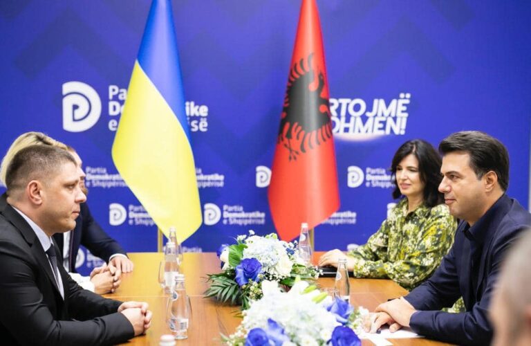 Raporter i KE për konfiskimin e aseteve ruse, Basha pret delegacionin nga Ukraina