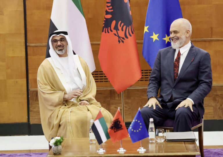 FOTO/ Rama pret Princin e Kurorës së Emirateve të Bashkuara: Ecuri pozitive e projekteve të përbashkëta