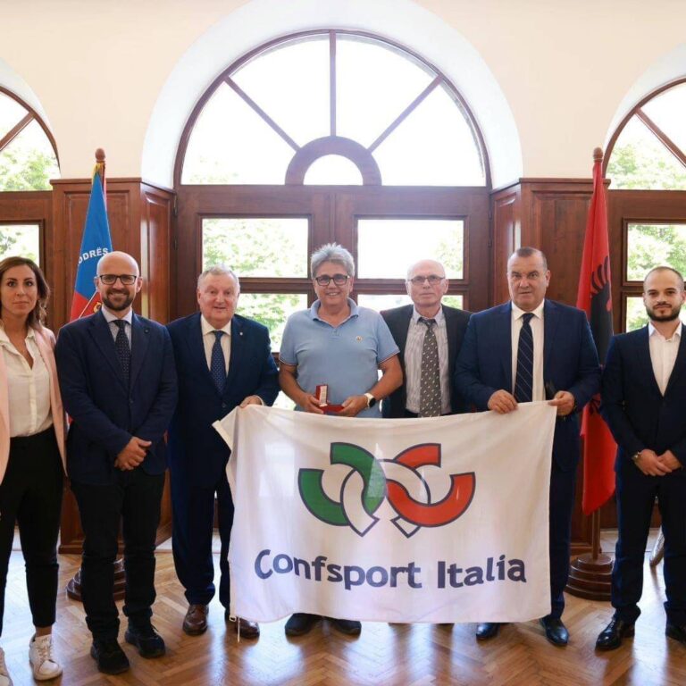 Benet Beci pret në takim Presidentin e Confsport Italia: Nënshkruam Marrëveshjen e Bashkëpunimit