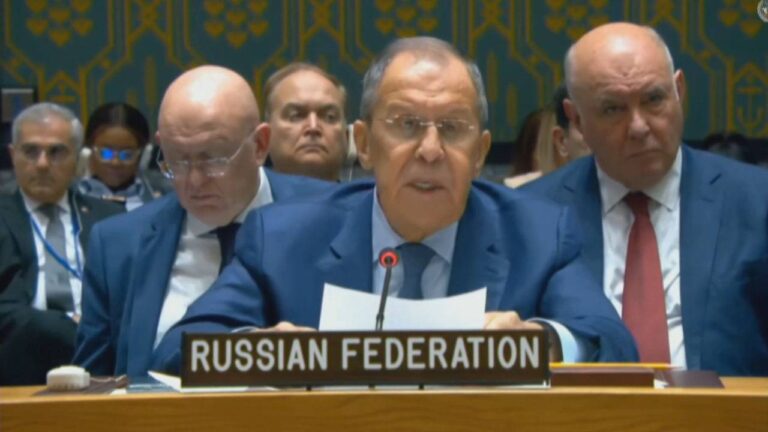 Lufta e Rusisë në KS të OKB, Lavrov akuzon Perëndimin