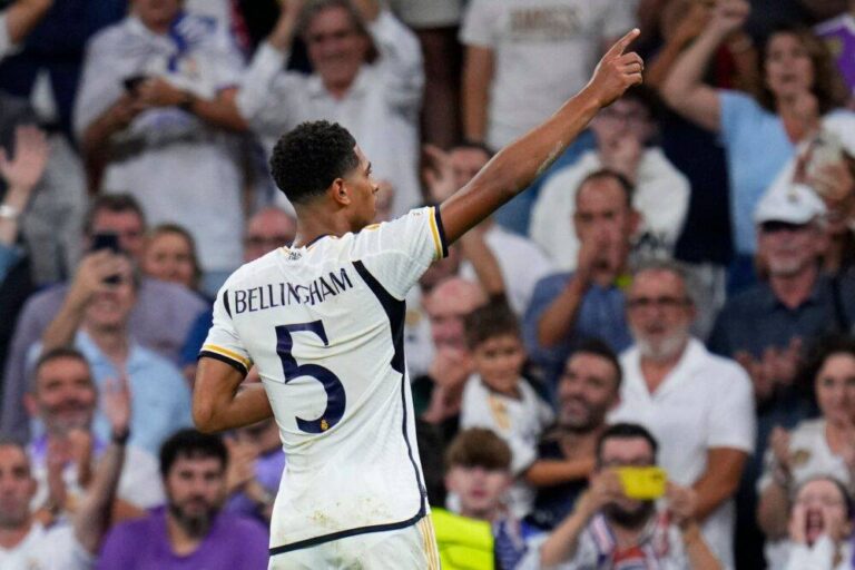 Bellingham në histori me 6 gola në 6 ndeshje, barazon rekordin e Cristiano Ronaldo