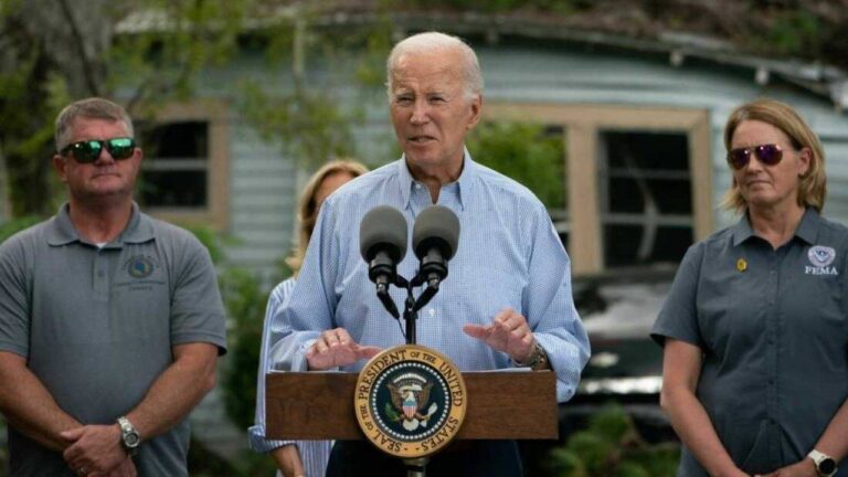 Biden në Florida, premton rimëkëmbje për zonat e prekura nga stuhia