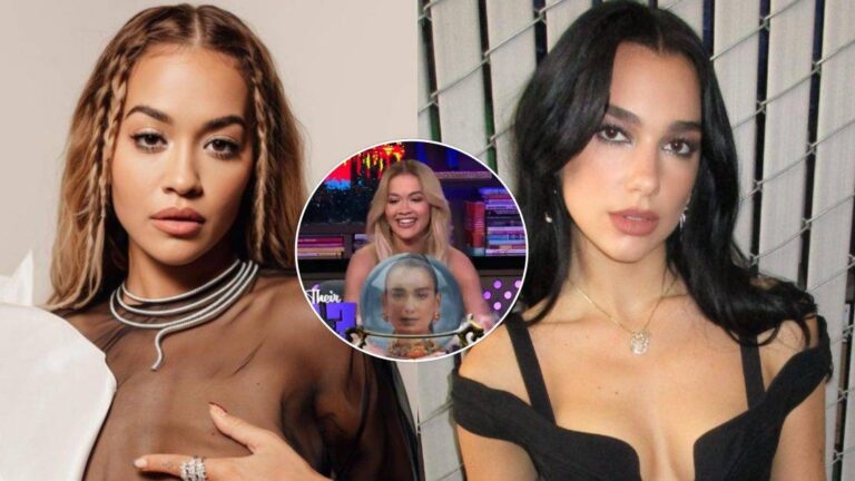 VIDEO/ Në mes të emisionit, Rita Ora komenton foton e Dua Lipës