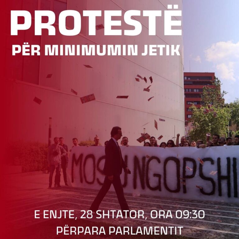 Shtyhet protesta për minimumin jetik, të enjten s’ka Kuvend, Lëvizja ”Bashkë”: Deputetët të ndërgjegjësohen