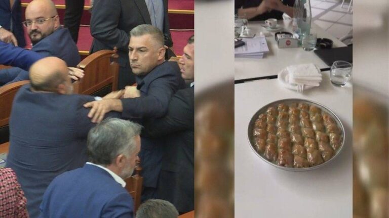 Padi për dhunën dhe bakllava në Kuvend/ PS nuk tërhiqet, por ofron dialog ndaj PD