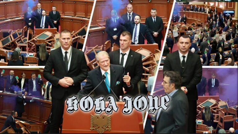 Parlamenti kthehet në arenë grushtash