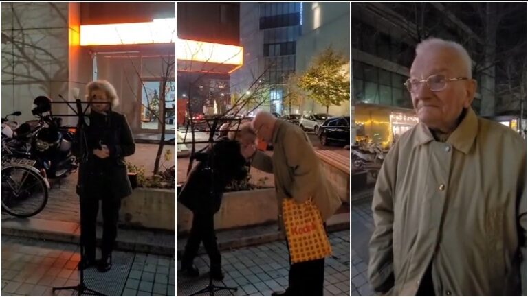VIDEO/ ”Ëndrrat përfunduakan në trotuar”, lotët e profesorit Radoja kur pa një ish-studenten në rrugë