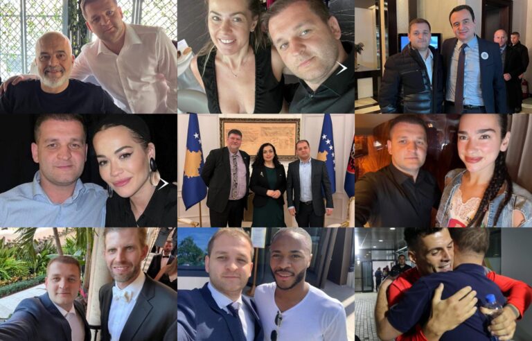 Porositi vrasjen e gruas, Naim Murseli ”i fiksuar” të bënte foto me VIP-at. Nga yjet botërorë tek politikanët