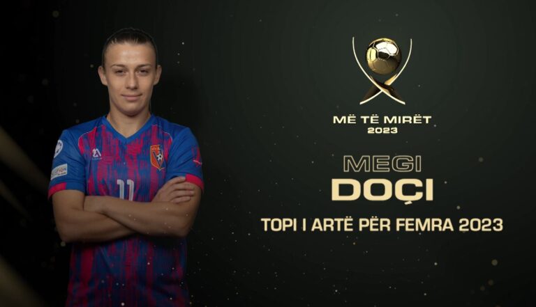 ”Topi i Artë” 2023 për vajza, fiton Megi Doçi: E vështirë të jesh rritur në një fshat të Burrelit dhe të marrësh trofe