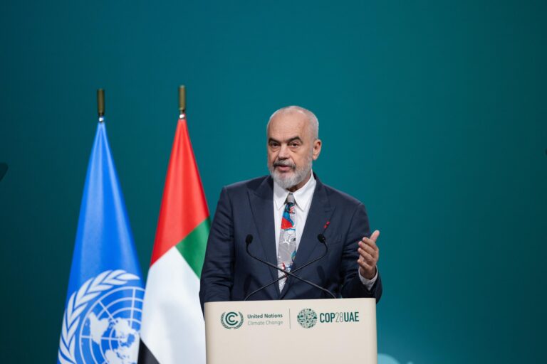 Samiti i Klimës COP 28, Rama: Shqipëria një prej vendeve të rralla që s’ka emetime të dioksidit të karbonit nga prodhimi i energjisë