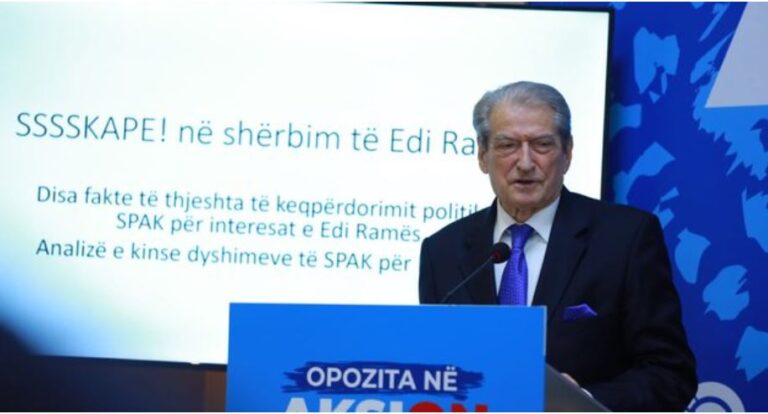 SPAK kërkoi “arrest në shtëpi”, reagon për herë të parë Berisha