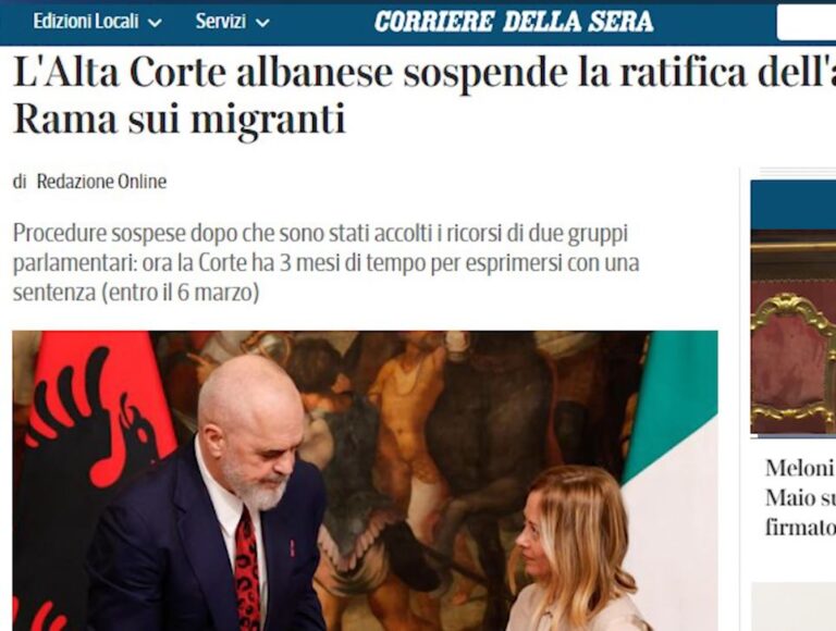 ”Dush të ftohtë”, reagime në Itali për vendimin e Kushtetueses në lidhje me refugjatët