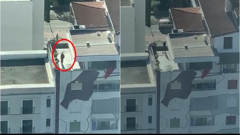VIDEO/ Në izolim prej 23 ditësh, Berisha del për ajrosje në verandë