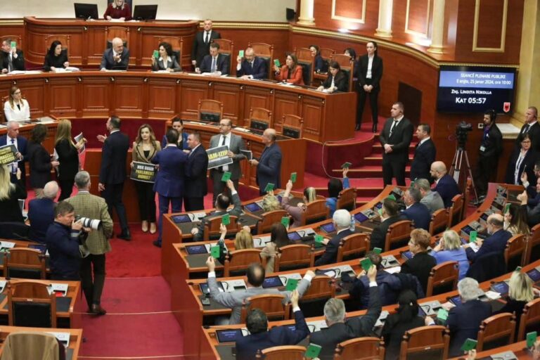 Salianji përjashtohet me 20 ditë, 18 të tjerë me nga 10 ditë nga Kuvendi