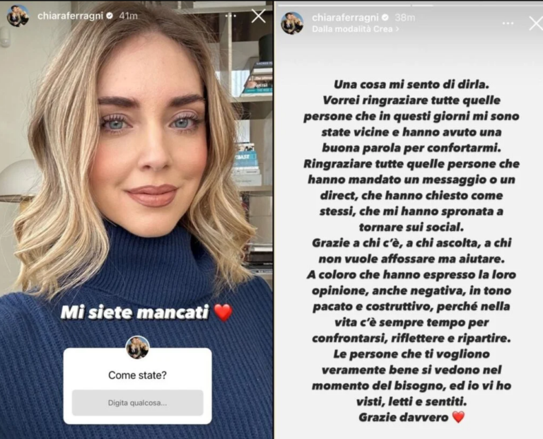 Pas mashtrimit të tronditi italianët, Chiara Ferragni: Njerëzit që ju duan vërtet e tregojnë veten në kohë nevoje