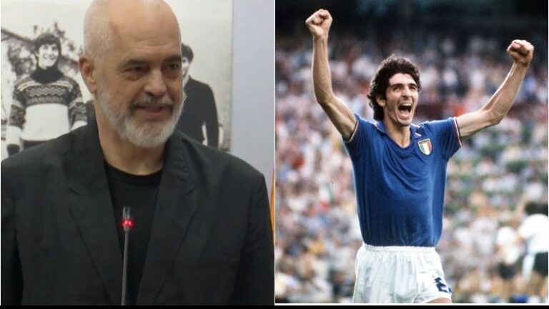 VIDEO/ Ekspozita për Paolo Rossin çelet në Tiranë, Rama: Për ne futbolli ishte një dritare e botës