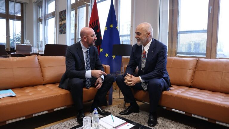 Takimi me Ramën, Charles Michel: E ardhmja e Ballkanit Perëndimor është në BE
