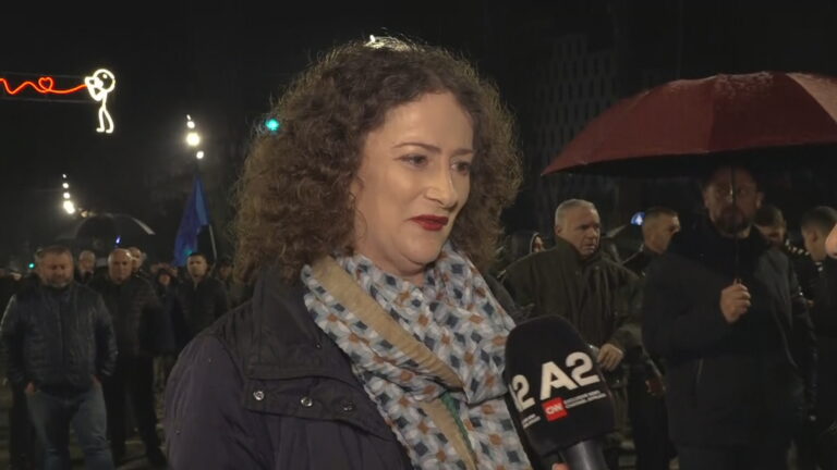 Argita Malltezi në protestë: Shqiptarët kanë vullnet të qëndrojnë në shesh. Basha pazar me Ramën