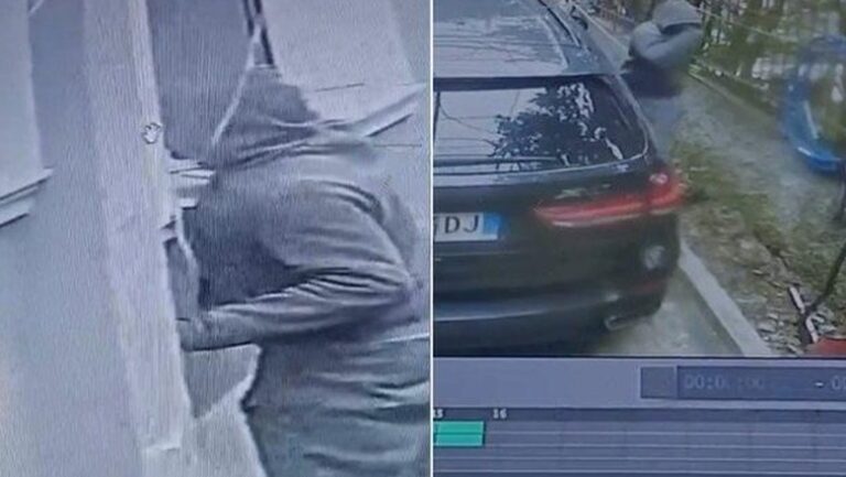 VIDEO/ Gardistit i vjedhin a*mën në shtëpi! Momenti kur hajduti hyn dhe del nga dritarja