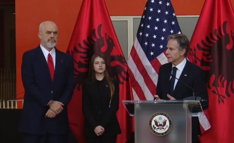 Sekretari amerikan Blinken vlerëson Ramën: Jeni një udhëheqës i shquar. Nëpër rrugë pashë energji për të ardhmen