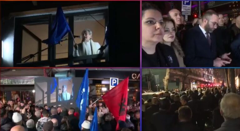 VIDEO/ Bardhi i bashkohet tubimit poshtë banesës së Berishës! Protestë para Kryeministrisë më 20 shkurt