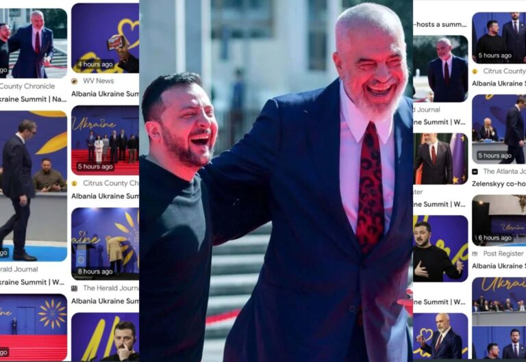Zelensky në Tiranë, fotot që ”push*tuan” mediat botërore
