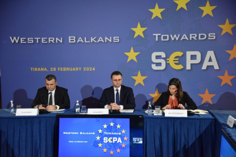 Ministeriali në Tiranë, ministri Mete: Integrimi në SEPA-s, ul ndjeshëm kostot e pagesave dhe mbështet tregtinë
