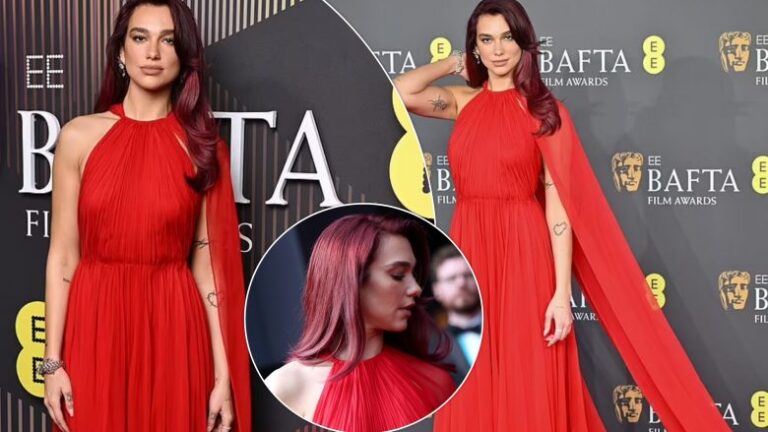 FOTO/ Dua Lipa magjeps me të kuqe në çmimet e filmit ”BAFTA 2024”