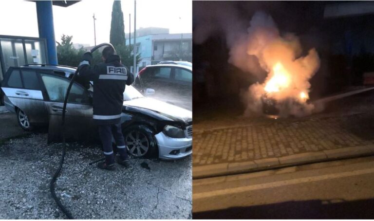 Digjen gjatë natës, dy makina në pronësi të një 31-vjeçari në Elbasan