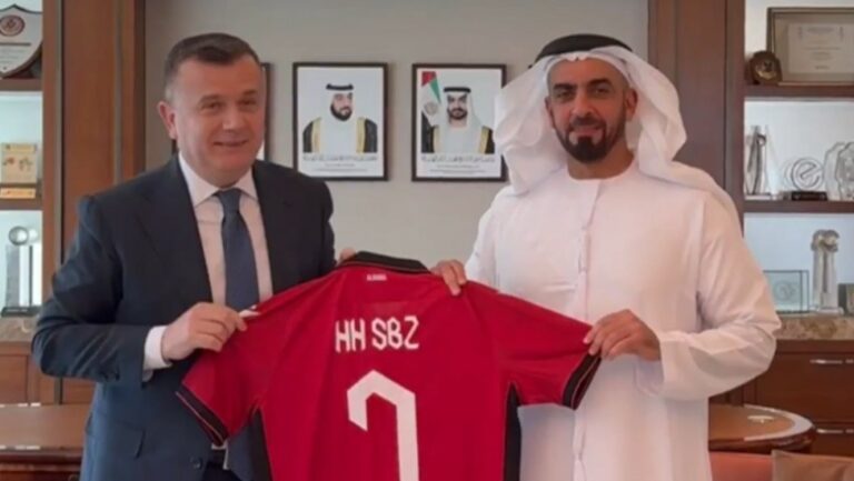 VIDEO/ Ministri Taulant Balla vizitë në Emiratet e Bashkuara Arabe, takim me homologun Al Nayan