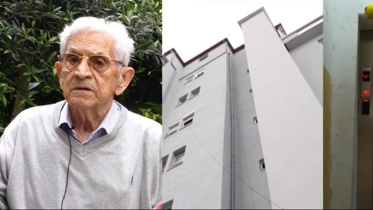 Mjeshtri Piro Milkani dhe banorët e 3 pallateve vendosin ashensor: Gjest fisnik nga ana e bashkisë së Tiranës