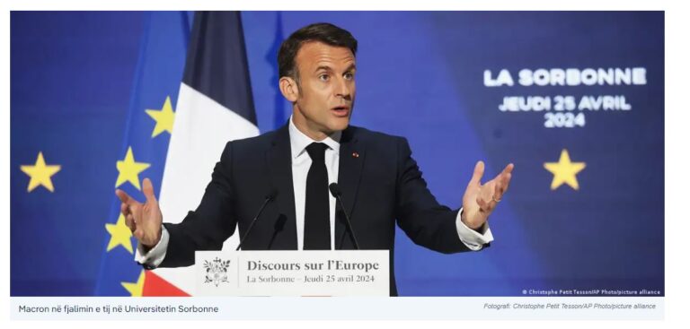 Macron kërkon debat europian për armët atomike. Franca është e vetmja fuqi atomike në Bashkimin Europian