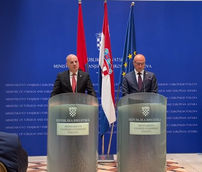 Ministri Hasani në Zagreb: Anëtarësimi në Bashkimin Europian, e ardhmja e vetme për Shqipërinë