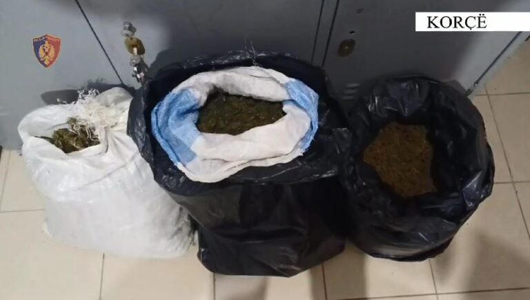 Kapen tre thasë me drogë në Korçë, arrestohen dy persona