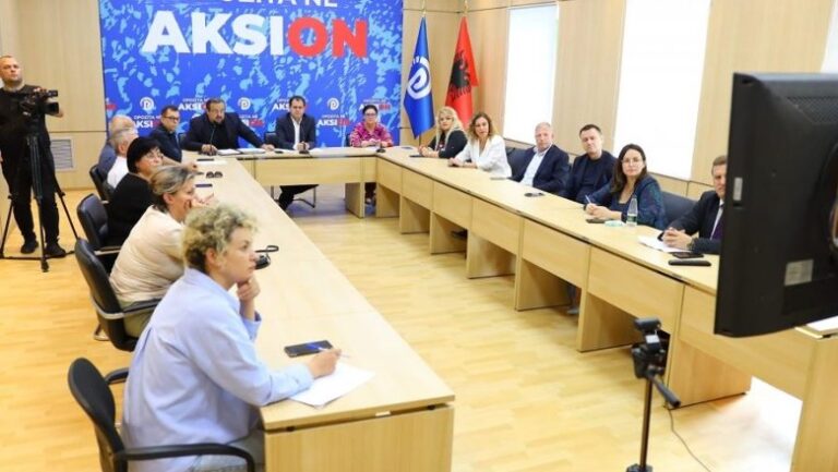 FOTO/ Sytë nga televizori, çfarë po shohin deputetët e PD-së?