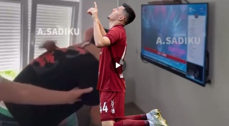 VIDEO/ Mirlind Daku në lot, e mëson nga TV ftesën e Sylvinhos për ”EURO 2024”. Në sfond kënga e Vaçe Zelës