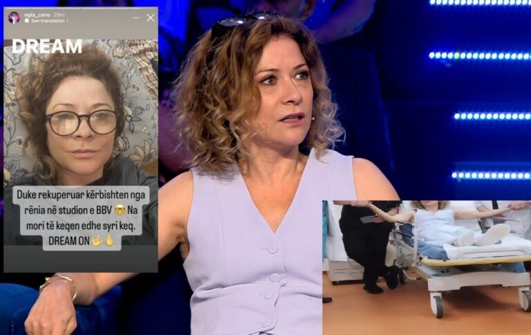 Kronikë/ Egla Ceno reagon pas incidentit në studion e BBV dhe tregon se si është gjendja e saj shëndetësore