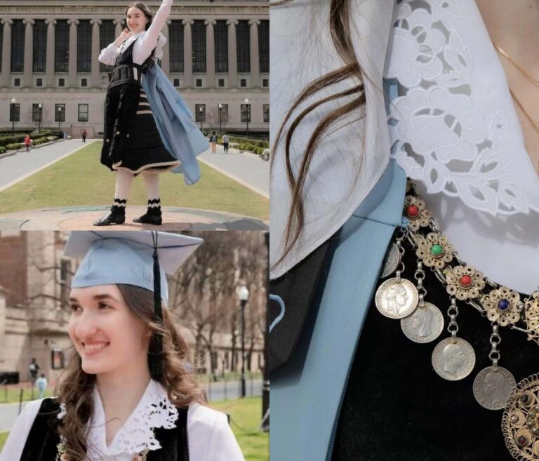 Shqiptarja me xhubletë diplomohet në universitetin ”Columbia University”, Rama: Krenohemi me ty Mary, që shpalos traditën e identitetin shqiptar